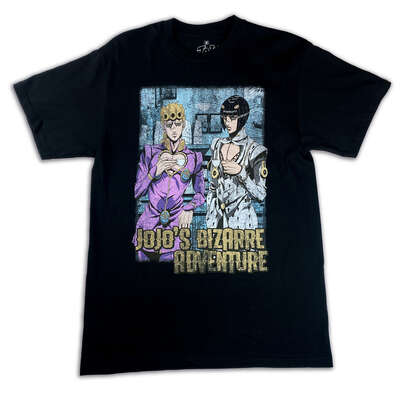 JoJo's Bizarre Adventure - Giorno and Bucciarati Tea T-shirt - Crunchyroll Exclusive